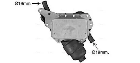 Радиатор масляный Nissan/Opel/Renault в сборе (AVA) AVA COOLING RT3638H
