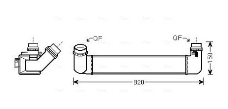 AVA RENAULT Інтеркулер Fluence 1.5dCi/2.0 16V 10- AVA COOLING RTA4461