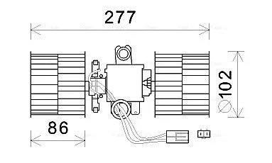 Компресор салону 097916018D VAG AVA COOLING SA8022