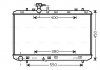 Радіатор охолодження двигуна Suzuki SX4 (06-) 1,6i MT (SZA2084) AVA