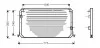 Радиатор кондиционера AVA COOLING TO5224 (фото 1)