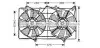 Вентилятор, охлаждение двигателя AVA COOLING TO7528 (фото 1)
