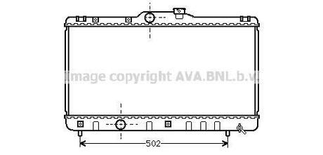 Радiатор AVA COOLING TOA 2147