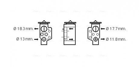 Розширювальний клапан AVA COOLING VN1311