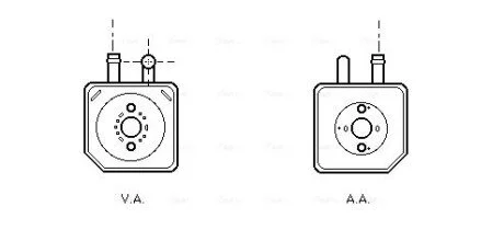 Охолоджувач оливи AVA COOLING VN3082