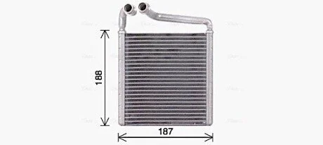 Радиатор (выр-во AVA) AVA COOLING VN6416