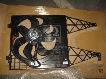 Вентилятор радіатора (з корпусом) VW BORA, BORA I, GOLF IV, NEW BEETLE, POLO, POLO III 1.0-2.3 08.95-12.13 AVA COOLING VN7507