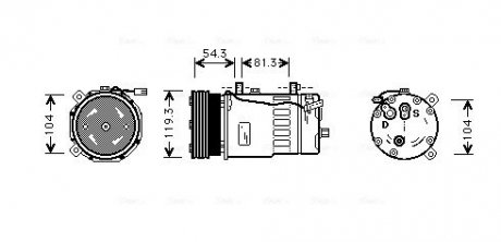 Компресор AVA COOLING VNAK280