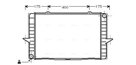 Радiатор AVA COOLING VO 2063