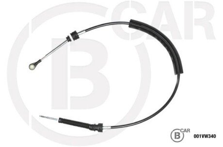 Трос приводу коробки передач B CAR 001VW340