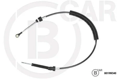 Трос приводу коробки передач B CAR 001VW340
