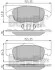 КОЛОДКИ ГАЛЬМІВНІ CITROEN BERLINGO 08> ПЕРЕД БЕЗ ДАТЧИКА Bendix 510565 (фото 1)