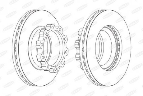 Гальмівний диск BERAL BCR170A (фото 1)