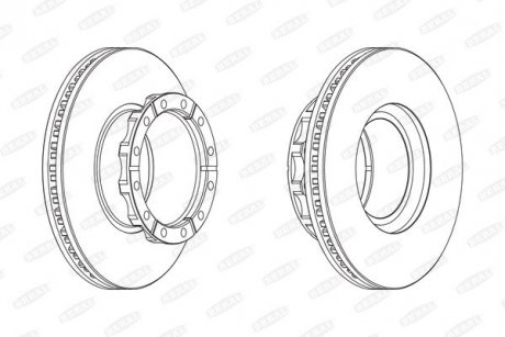 Тормозной диск BERAL BCR173A