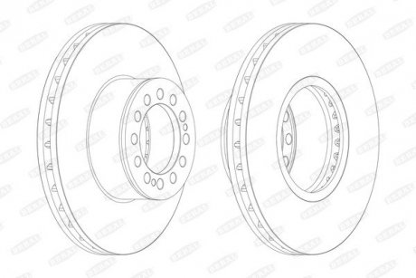 Тормозной диск BERAL BCR214A