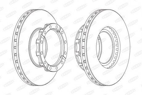 Тормозной диск BERAL BCR254A