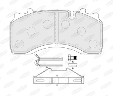 Тормозные колодки, дисковые BERAL BCV29142TK