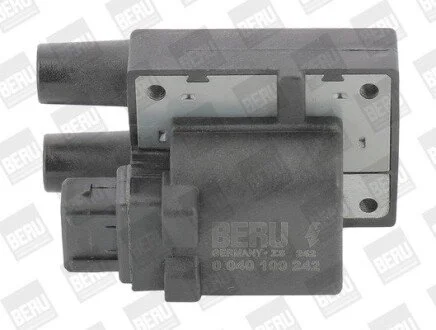 Катушка зажигания (черная) RENAULT Kangoo 1,4, Clio II 1,4/1,6, Megane 1,6, Scenic 1,6 BERU ZS242