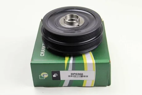 Шкив коленвала BMW 3/5 318D/520D/ROVER 2.0 CDT 99-05 BGA DP0366 (фото 1)