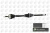 Піввісь Peugeot 206 1.1-1.6 98-09 (21/22) 887mm (+ABS 48z) Пр. DS6714RA