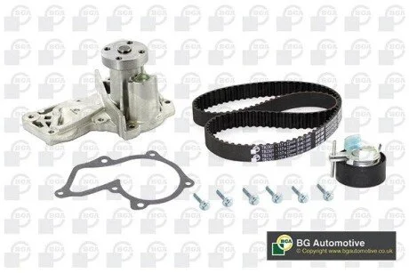 Комплект ГРМ (+ помпа + нат.ролик) Ford Fiesta,C-Max, Focus 1.2-1.6i 03- BGA TB2315CPK (фото 1)