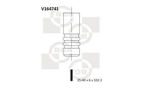 Выпускной клапан BGA V164741