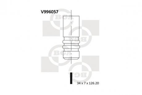 Всмоктуючий клапан BGA V996057