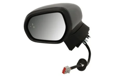 Бокове дзеркало Лів (електричне, опукле, обігрів, асистент зміни смуги руху, загрунтоване, електричне складання, з індикатором) FORD FIESTA VII 05.17- BLIC 5402031892363P