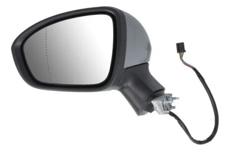 Бокове дзеркало Лів (електричне, асферичне, обігрів, загрунтоване, з індикатором) MITSUBISHI COLT VII, RENAULT CLIO V Ph I 09.19- BLIC 5402092313310P