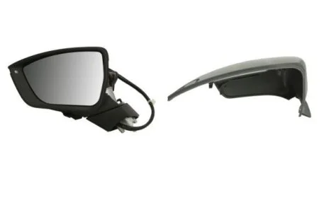 Бокове дзеркало Лів (електричне, опукле, обігрів, асистент зміни смуги руху, загрунтоване, електричне складання, з індикатором) SEAT ATECA 04.16-12.19 BLIC 5402101281312P