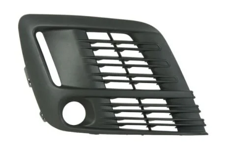 Решітка бампера передн Прав (з отвором для галогенних фар, з отворами для денних ходових вогнів, пластик, чорн) CITROEN SPACETOURER 04.16- BLIC 5703050561912P