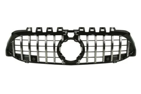 Решітка радіатора (з вирізом для камери, AMG STYLING, хром/чорн глянець) MERCEDES A-KLASA W177 04.18-10.22 BLIC 6502073570990P