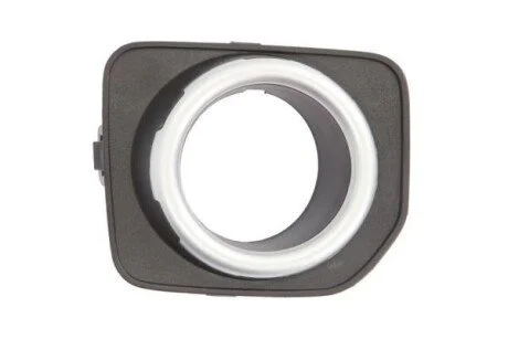 Решітка бампера передн Прав (срібна рамка, з отвором для галогенних фар, чорн) LAND ROVER DISCOVERY IV 09.09-12.18 01.14-12.15 BLIC 6502-07-6490914P