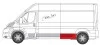 Ремонтна частина крила задн Лів (перед колесом, довга модель) CITROEN JUMPER, FIAT DUCATO, PEUGEOT BOXER 04.06-08.14 BLIC 6504032097581P (фото 2)