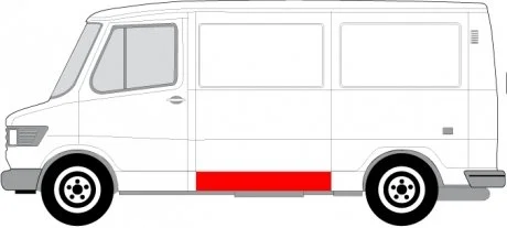 Ремкомплект бокового молдингу BLIC 6505-06-3545001K