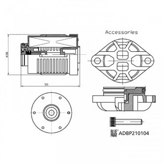 Автозапчасть BLUE PRINT ADBP210104 (фото 1)