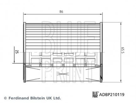 FILTR BLUE PRINT ADBP210119 (фото 1)