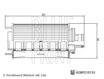 MG Оливний фільтр BLUE PRINT ADBP210133 (фото 1)