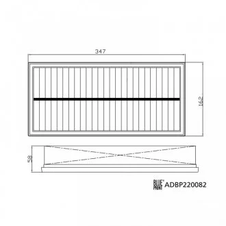 Фільтр повітряний Land Rover Defender 19- BLUE PRINT ADBP220082