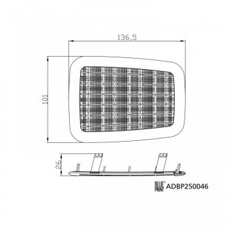 Фільтр салону BLUE PRINT ADBP250046