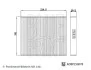 Фільтр салону пильовий TOYOTA AYGO X 1.0 03.22- BLUE PRINT ADBP250078 (фото 2)