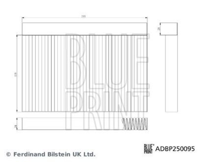 Автозапчасть BLUE PRINT ADBP250095 (фото 1)