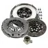 Демпфер + комплект зчеплення Opel Combo 1.7CDTI 16V 04-11 (74kw) d=228mm (z=14) ADBP300021