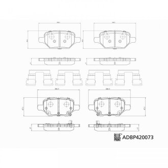 Автозапчасть BLUE PRINT ADBP420073