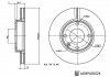 TARCZA HAM. OPEL P. KARL 1,0 15-18 BLUE PRINT ADBP430026 (фото 3)