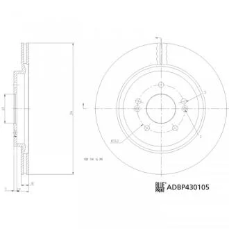 Автозапчасть BLUE PRINT ADBP430105
