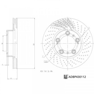 Автозапчасть BLUE PRINT ADBP430112 (фото 1)