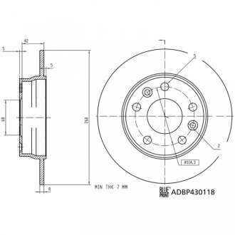 Автозапчасть BLUE PRINT ADBP430118 (фото 1)