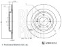 Диск гальмівний (задній) Hyundai Tucson 20- (300x10) (повний) (з покриттям) BLUE PRINT ADBP430152 (фото 3)