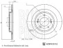 Диск гальмівний (задній) Hyundai Tucson 20- (300x10) (повний) (з покриттям) BLUE PRINT ADBP430152 (фото 3)